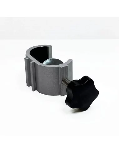 PINZA ABRAZADERA CURVADA PARA SUJECION FOCO LED EN POP UP COLOR PLATA