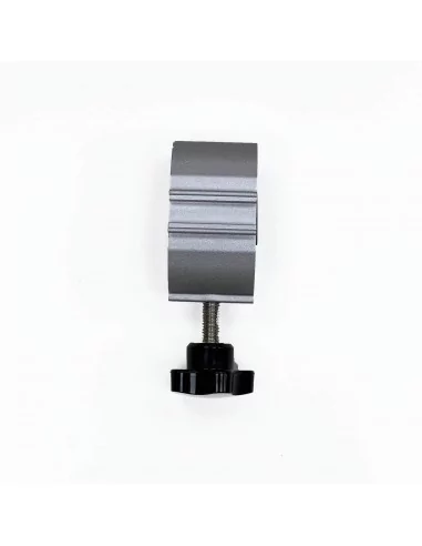 PINZA ABRAZADERA CURVADA PARA SUJECION FOCO LED EN POP UP COLOR PLATA