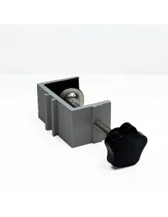 PINZA ABRAZADERA RECTA PARA SUJECION FOCO LED EN POP UP COLOR PLATA 2