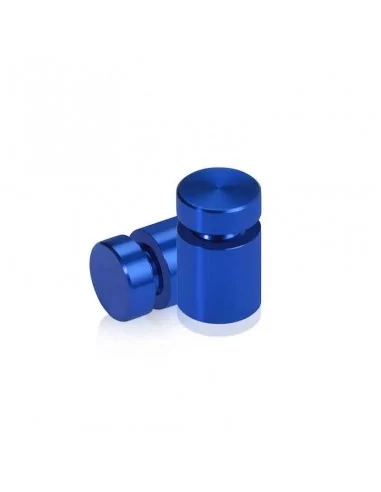 SEPARADOR ALUMINIO AZUL PARA SEÑALES EN PARED. CON TAPON ROSCADO