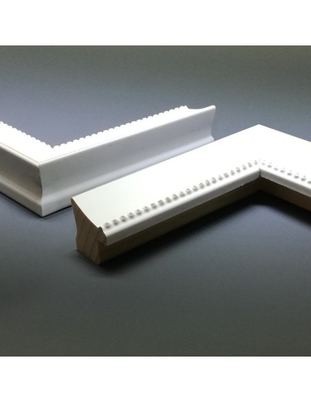 MOLDURA 22mm FILO BOLAS BLANCO