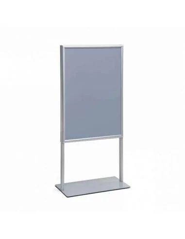 EXPOSITOR DOBLE CARA CARTELES PUBLICITARIOS A1 | CON DOS PIES Y BASE RECTANGULAR