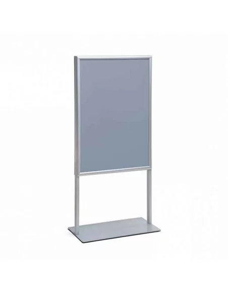 EXPOSITOR DOBLE CARA CARTELES PUBLICITARIOS A1 | CON DOS PIES Y BASE RECTANGULAR