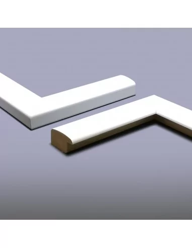 MOLDURA AYOUS 25mm BLANCO MATE