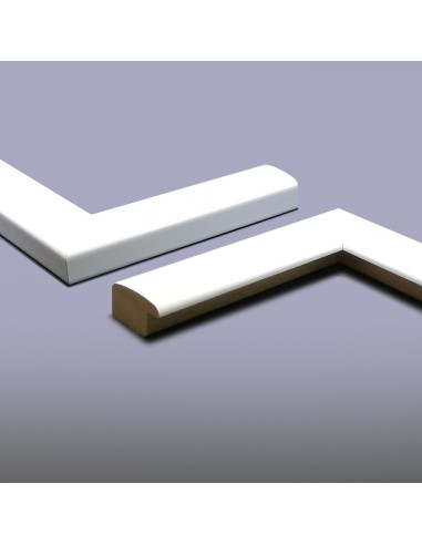 MOLDURA AYOUS 25mm BLANCO MATE