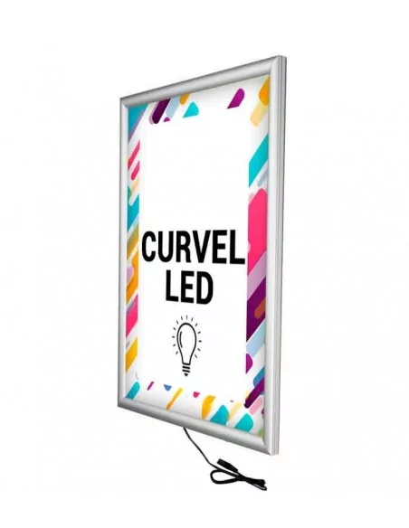MARCO ILUMINADO LED ULTRAFINO PARA POSTER Y GRAFICAS CON LUZ| UNA CARA PARA COLGAR EN PARED MARCO ILUMINADO LED ULTRAFINO PARA POSTER Y GRAFICAS CON LUZ| UNA CARA PARA COLGAR EN PARED