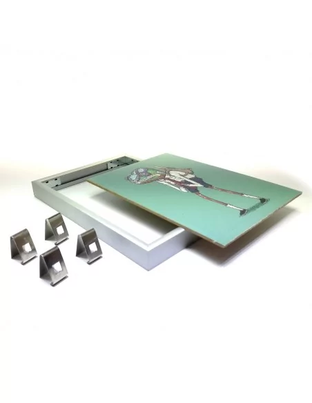 MARCO ALUMINIO PLATA SISTEMA PHOTO CLICK | CON TRASERA Y FRONTAL PLASTICO MARCO ALUMINIO PLATA SISTEMA PHOTO CLICK | CON TRASERA Y FRONTAL PLASTICO