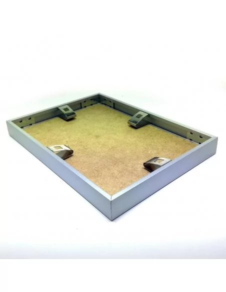 MARCO ALUMINIO PLATA SISTEMA PHOTO CLICK | CON TRASERA Y FRONTAL PLASTICO MARCO ALUMINIO PLATA SISTEMA PHOTO CLICK | CON TRASERA Y FRONTAL PLASTICO