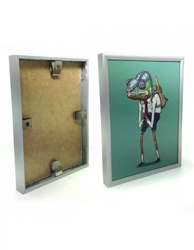 MARCO ALUMINIO PLATA SISTEMA PHOTO CLICK | CON TRASERA Y FRONTAL PLASTICO MARCO ALUMINIO PLATA SISTEMA PHOTO CLICK | CON TRASERA Y FRONTAL PLASTICO