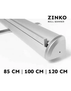 ROLL UP PREMIUM | UNA CARA | EXTRA ALTURA | BASE PERFIL TRIANGULAR | MODELO ZINKO