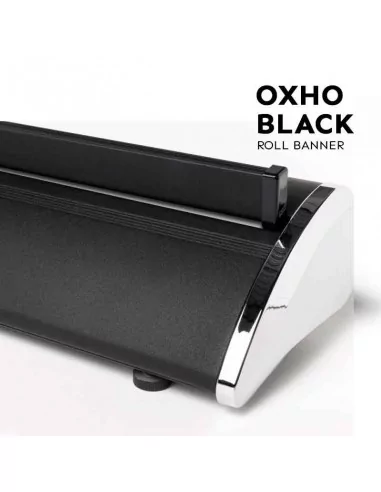 ROLL UP NEGRO 100 cm DE LUJO UNA CARA | CON BOLSA TRANSPORTE REFORZADA | MODELO OXHO BLACK ROLL UP NEGRO 100 cm DE LUJO UNA CARA | CON BOLSA TRANSPORTE REFORZADA | MODELO OXHO BLACK