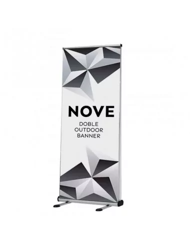 ROLL UP PARA EXTERIOR DOBLE CARA | ENROLLABLE PUBLICIDAD | CON BOLSA TRANSPORTE | MODELO NOVE