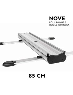 Roll Up Double face Δ Adequado para uso em EXTERIOR en Δ Gráfica 85 cm