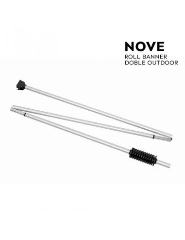 ROLL UP PARA EXTERIOR DOBLE CARA | ENROLLABLE PUBLICIDAD | CON BOLSA TRANSPORTE | MODELO NOVE