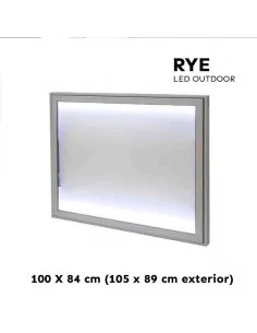 VITRINA ILUMINADA PARA ANUNCIOS EN EXTERIOR | MAGNÉTICA Y CON PUERTA CERRADURA | MODELO RYE