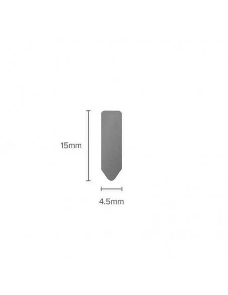 PUNTAS FLEXIBLES AMD 08941 NEGRAS PARA TRASERAS DE CUADROS 15 x 4mm. (CAJA 12.000) PUNTAS FLEXIBLES AMD 08941 NEGRAS PARA TRASERAS DE CUADROS 15 x 4mm. (CAJA 12.000)