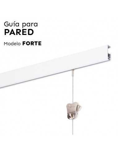 GUIA PARED MODELO "FORTE" | RIEL PARA COLGAR CUADROS CON CABLES HASTA 45 KILOS