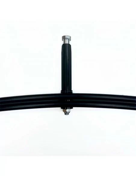BASE CRUZ METALICA PARA BANDEROLA PUBLICITARIA | MODELO PERFIL 30 mm ROTOR 25 mm