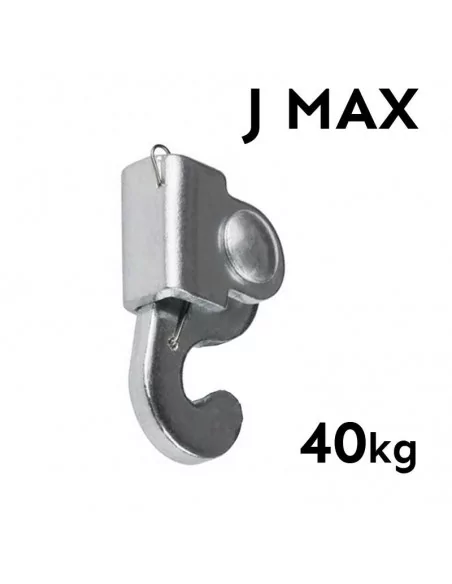 CROCHET ARTICULÉ POUR ACCROCHER DES TABLEAUX JUSQU'À 40Kg | J MAX | POUR TIGE CROCHET ARTICULÉ POUR ACCROCHER DES TABLEAUX JUSQU'À 40Kg | J MAX | POUR TIGE