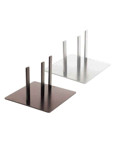 PIE BASE CUADRADO PARA PANELES RIGIDOS DE 10mm GROSOR | MODELO LOVAIN