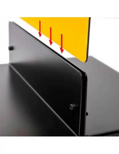 PIE BASE SOPORTE NEGRA DE ACERO 40 X... PIE BASE SOPORTE NEGRA DE ACERO 40 X...