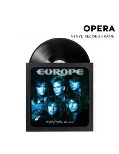 MOLDURA PRETA PARA PENDURAR DISCO DE VINIL Ø30 cm LP 45 RPM | MODELO OPERA