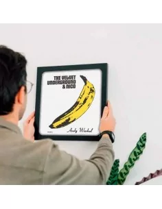 MARCO NEGRO PARA COLGAR DISCO DE VINILO Ø30 cm LP 45 RPM | MODELO OPERA 2