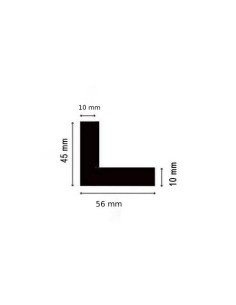Moulure ELE caisse américaine 56x45 mm non décorée pour toiles 2