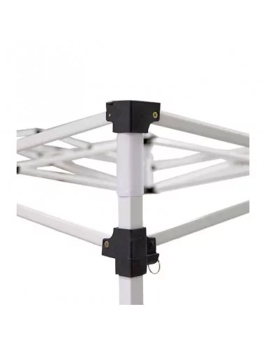 CARPA DE ACERO BARATA 2 X 2 METROS CON TECHO NEGRO. MODELO VESTA