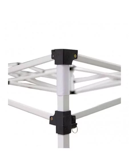 CARPA DE ACERO BARATA 2 X 2 METROS CON TECHO NEGRO. MODELO VESTA