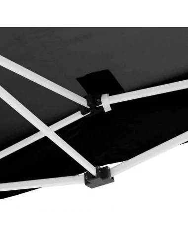 CARPA DE ACERO RESISTENTE 2 X 2 METROS CON TECHO NEGRO. MODELO VESTA