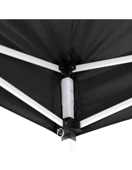 CARPA DE ACERO RESISTENTE 2 X 2 METROS CON TECHO NEGRO. MODELO VESTA