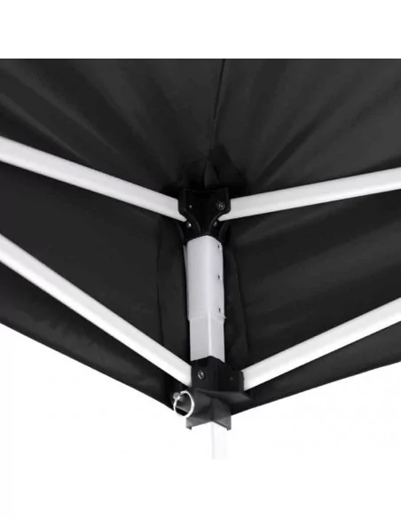 CARPA DE ACERO RESISTENTE 2 X 2 METROS CON TECHO NEGRO. MODELO VESTA