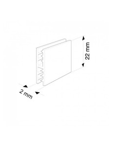 PIÈCES EN PLASTIQUE POUR JOINT DROIT EN MÉTHACRYLATE 2