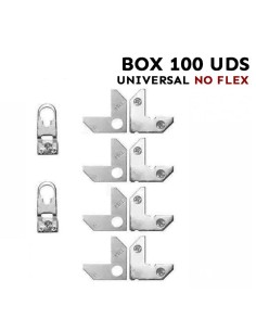 ACCESORIO DE MONTAJE PARA MARCOS ALUMINIO - SIN FLEJES - MODELO UNIVERSAL CAJA PARA 100 MARCOS