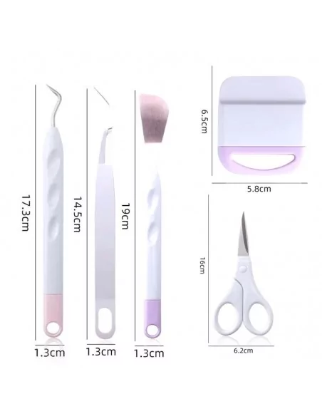 KIT HERRAMIENTAS DESHIERBE VINILO ADHESIVO Y PAPEL MOLDIBER
