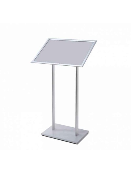 Menu Porta - Argent avec bar - Pour DIN A4 et A3