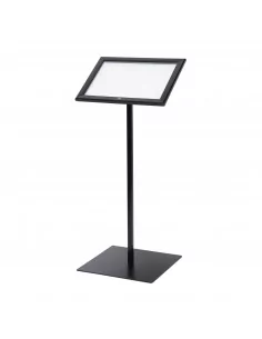 PORTA MENU CON LUZ COLOR NEGRO - A3 - VITRINA MAGNETICA moldiber 2