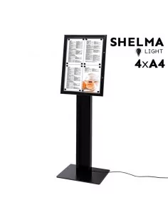 VITRINA PORTA CARTAS RESTAURANTE CON SISTEMA LED moldiber