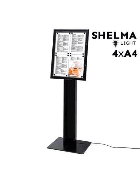 VITRINA PORTA CARTAS RESTAURANTE CON SISTEMA LED moldiber