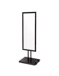 EXPOSITOR MENU CARTA RESTAURANTE PARA EXTERIOR GRAN CAPACIDAD CON RUEDAS moldiber 2