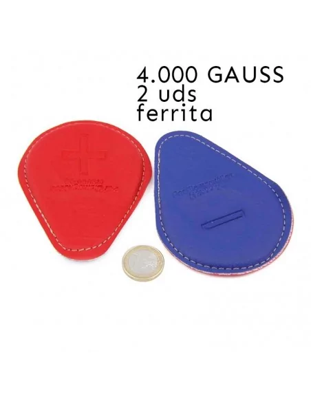 PAIRE DE FERRITE BIO MAGNÉTIQUE - 2 PIÈCES EN FORME DE LARME - MAGNÉTOTHÉRAPIE DR GOIZ moldiber