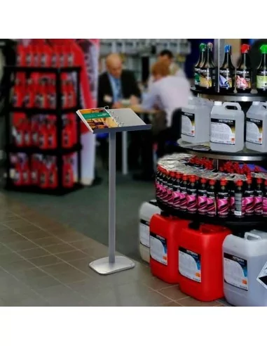 ATRIL PORTA MENU COM ANILLAS PARA MULHERES DE PLÁSTICO