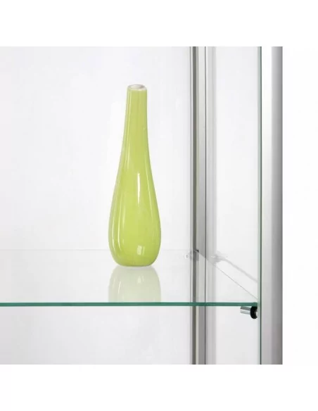 VITRINA EXPOSITOR CRISTAL DOBLE PUERTA | 80 x 40 x 200 cm moldiber