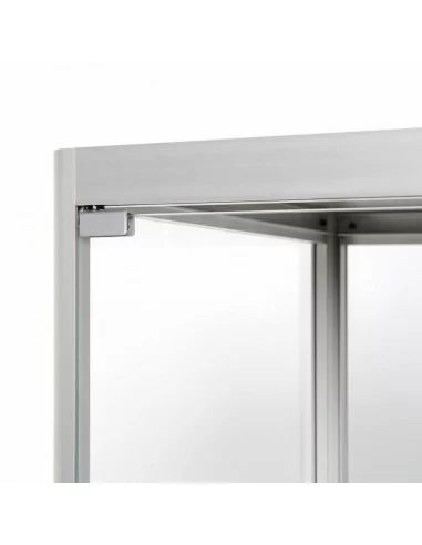 VITRINA EXPOSITOR CRISTAL DOBLE PUERTA | 80 x 40 x 200 cm moldiber