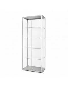 ARMAZÉM DE EXPOSIÇÃO DE CRISTAL COM PORTA DUPLA ESTAÇÃO DE ARMAZENAGEM 80 x 40 x 200 cm