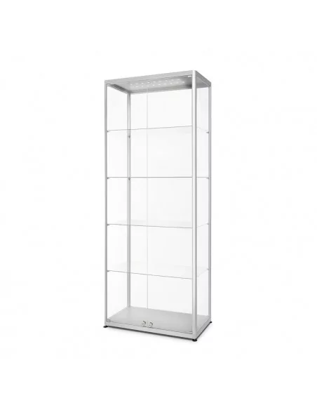 VITRINA EXPOSITOR OF CRISTAL DOBLE PUERTAIN LUZ | 80 x 40 x 200 moisissure VITRINA EXPOSITOR OF CRISTAL DOBLE PUERTAIN LUZ | 80 x 40 x 200 moisissure