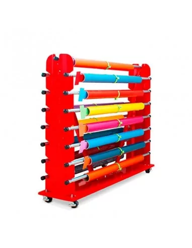 Carro porta bobinas Quartz para almacenar y mover vinilo y lona Carro porta bobinas Quartz para almacenar y mover vinilo y lona