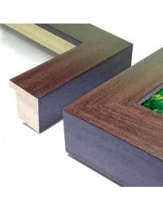 MARCOS PARA PUZZLES MADERA COLOR NOGAL A LA MEDIDA 2