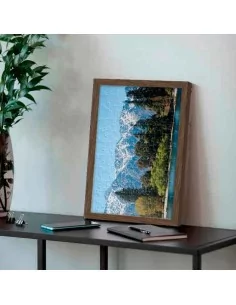 MARCOS PARA PUZZLES MADERA COLOR NOGAL A LA MEDIDA